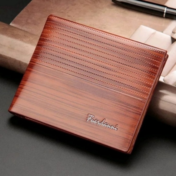 Vegan Leather SLIM WALLET Brown ▪︎ Fuerdanni - Picture 3 of 8